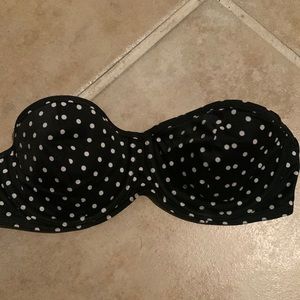 Polka dot, black and white, Victoria’s secret , Bikini top